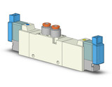 SMC VQZ2320-5MO1-C4 2000 Series 5 Port Valve
