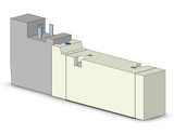 SMC VQZ3150-5YOSB1 3000 Series 5 Port Valve