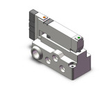 SMC VQ2200N-5W1-02 4/5 Port Solenoid Valve