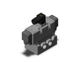 SMC VQ7-8-FJG-D-3ZA04 4/5 Port Solenoid Valve