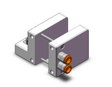 SMC VV100-10FAD1-02U2-N7N Plug-In Connector Type Mfld
