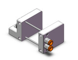SMC VV100-10FAD1-04U2-N7N Plug-In Connector Type Mfld