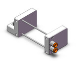 SMC VV100-10FAD1-07U2-N7N Plug-In Connector Type Mfld