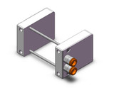SMC VV100-10FAD2-05U2-N7N Plug-In Connector Type Mfld