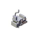 SMC VV5QC11-02C6FD3 4/5 Port Solenoid Valve