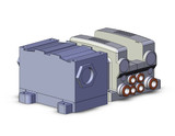 SMC VV5QC21-02C8TD0-S 4/5 Port Solenoid Valve