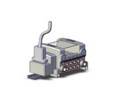 SMC VV5QC21-04C6FD3-DNS Vqc Manifold