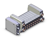 SMC VV5QC21-08C6SEBN 4/5 Port Solenoid Valve