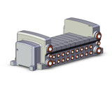SMC VV5QC21-09C6SD0-R Vqc Manifold