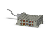 SMC VV5Q41-05C8FD2 Mfld, Plug-In, Vq4000