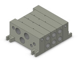 SMC VV5Q45-0303TC-W Vv5Q Manifold