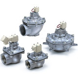 SMC VXF23AAZ2C VXF2 Series 2 Port Solenoid Valve For Dust Collector Solenoid Valve Type Electrical Option(Special Voltage,With Light)