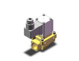 SMC VXZ240FLA 2 port valve pilot op 2 port solenoid valve, (n.c.)