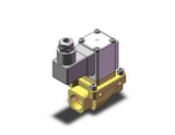 SMC VXZ242FZ2VB Pilot Op 2 Port Solenoid Valve, (N.C.)