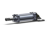 SMC CDA2D40TN-100Z-NV Air Cylinder, Tie Rod