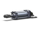 SMC CDA2D50TN-75Z-NW Air Cylinder, Tie Rod