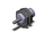 SMC CJPB10-5-XC17 pin cylinder, sgl acting, spring return