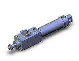 SMC CLM2E40-75-E Round Body Cylinder W/Lock
