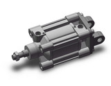 SMC CP96SDD100-50C Tie Rod Cylinder W/Profile Tube