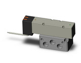 SMC VQ5250R-3G1-04T Valve, Dbl, Non Plug-In (Ac)