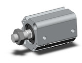 SMC CDQ2B25-20DCMZ-A93L Compact Cylinder, Cq2-Z