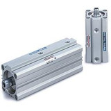 SMC MQQLB25TN-50D Cyl, Metal Seal, Low Friction