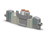 SMC SY5420-6WOR-C6-F2 5 Port Solenoid Valve