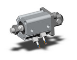 SMC CDQ2D20-10DMZ-M9NVZ Compact Cylinder, Cq2-Z