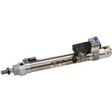 SMC CDVM3B20-25S-5GS-C73LS Round Body Cylinder W/Valve