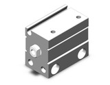 SMC CDUJB16-15D compact cylinder cyl, free mount, dbl acting