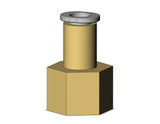 SMC KQ2F06-02A1 Fitting, Female Connector Pack of 10