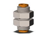 SMC KQ2E03-00N1 Fitting, Bulkhead Pack of 10