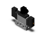 SMC VFS3410-1DZC-03 Valve Dbl Non Plug-In Base Mt