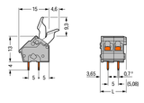 Wago 256-405/333-000 Pack of 40