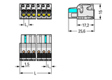 Wago 2721-104/026-000 1-conductor female plug