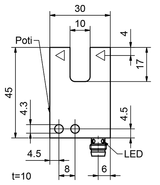SensoPart FGL 10 R-PSM3 FGL - metal housing