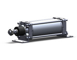 SMC CDA2L100TN-200KZ Air Cylinder, Tie Rod
