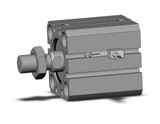 SMC CDQSB25-10DCM-M9BWVMS Cylinder, Compact