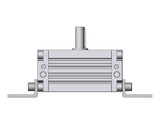 SMC CRA1LS80TN-90CZ Actuator, Rotary, Rack & Pinion Type