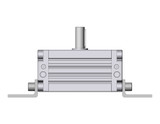 SMC CRA1LS80TT-90CZ Actuator, Rotary, Rack & Pinion Type