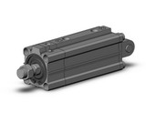 SMC RDLQD50-75M-B Cyl, Compact, Air Cushion & Lock, Sw Cap