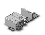 SMC SS5J3-60SQ3D-04D5 Mfld, Plug-In, Connector Type