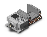SMC SS5Y3-10S6EA5-06B-C6 Ss5Y3 6 Sta Manifold Base