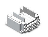 SMC SS5Y7-10S0-04B-C12 Ss5Y7 4 Sta Manifold Base