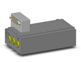 SMC SS5Y7-51F2-05D-C10N Plug-In Metal Base