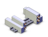 SMC SS5Z3-60-06DR Mfld, Non Plug-In