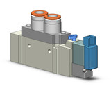 SMC SY5120-5MOZE-C8 5 Port Solenoid Valve
