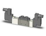 SMC SY7520-5DZD-02F Valve, Dbl Sol, Body Pt, Din