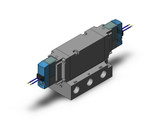 SMC VF5244-4G1-02N Pilot Operated 5 Port Solenoid Valve
