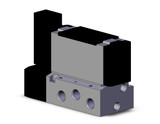 SMC VFS4101-3F-03N 5 Port Pilot Operated Valve